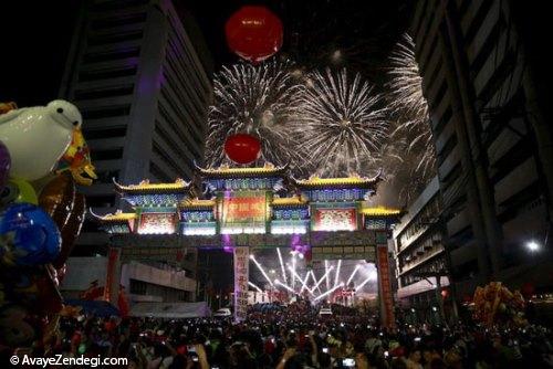  تصاویری زیبا از جشن سال نو در چین 